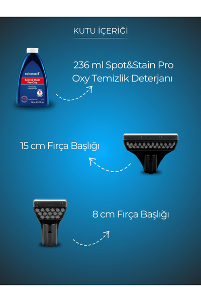 Bissell SpotClean C3 Halı – Koltuk Yıkama ve Leke Çıkarma Makinesi