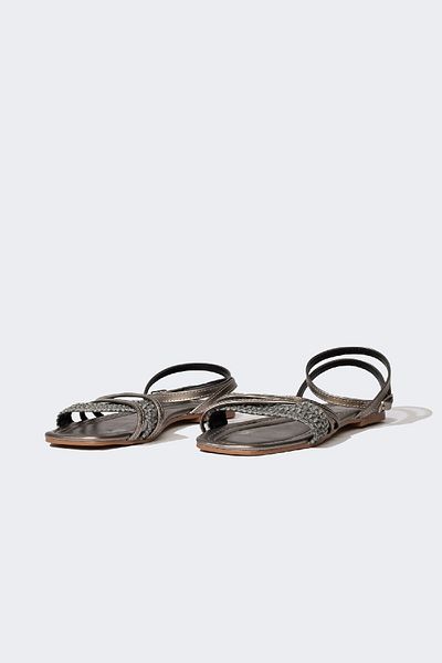 DeFacto Women's Flat Sole Faux Leather Sandals C3732Ax24Hs