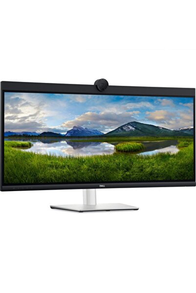 Dell Monitor Dell Video Conferina Curbat (P3424WEB), WQHD, 60 Hz, IPS, HDMI, USB 3.2 Gen1 Type-C