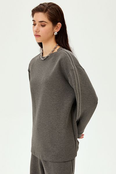 Allyco Shiny Stone Oversize Sweatshirt
