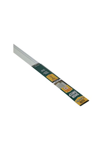 M-D Building Products Self Adhesive Aluminum with Vinyl Door Sweep White 3ft x 1/4inch