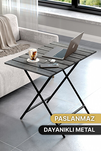 Bino Çalışma Masası Metal Ayaklı Ders Çalışma Masası Ahşap Masa Kamp Masası Mutfak Masası Şık Ofis Masası