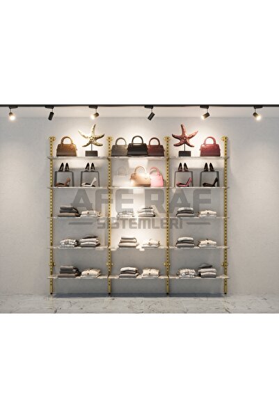 AFE DEKOR Mağaza Raf Sistemi, Askılık Sistemi, Butik Rafı, Mağaza Stand, Giyi...