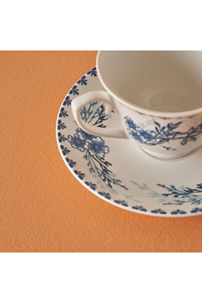 Bella Maison Bleu Blanc 2'li Kahve Fincanı Seti Mavi (90 cc)