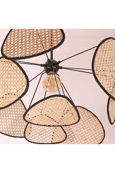 Mylamp Bulut Doğal Hazeran Avize 75 cm - 9+1 30 cm