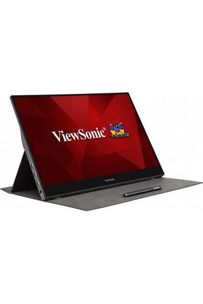 ViewSonic Monitor LED IPS Viewsonic 16 inch, Full HD, mini HDMI, Touch, Negru