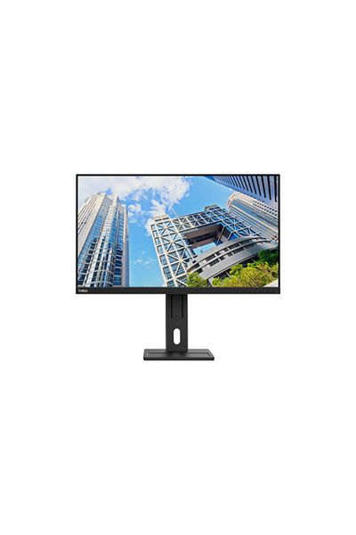LENOVO Monitor LED IPS UHD 60Hz, 4ms, HDMI, DisplayPort, Pivot, Boxe negru