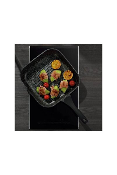 KELA Keck Lang Stella Nova grill pan cast aluminum black 28.0x28.0x6.0cm