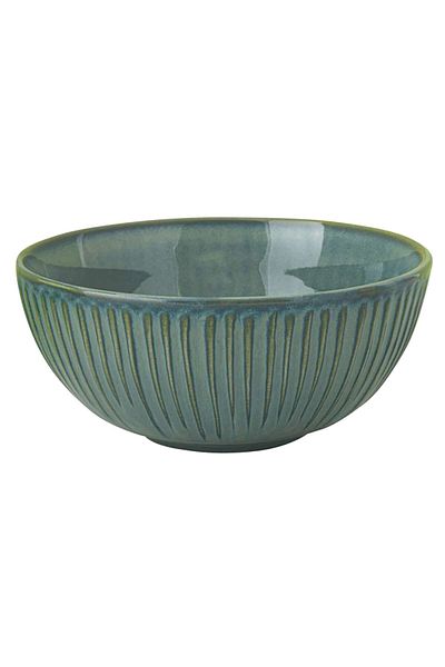 EasyLife Fluted Design Glossy Texture Gallery Porcelain Serving Bowl 1500ml