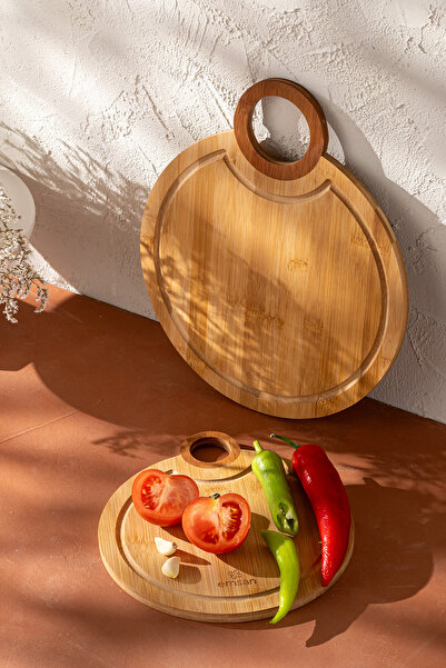 Emsan Bamboo Spruce 2-Piece Cutting Board