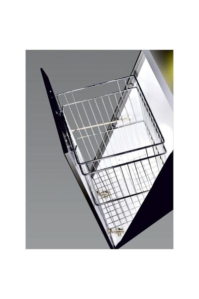 Azra Mutfak Kapağa Monte. Askılı Tel-metal Çamaşır Sepeti-wire Laundry Basket...
