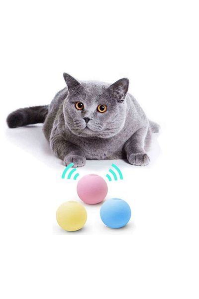 PatiBeurre Interactive Cat Toy with Sound, Interactive Cat Ball, Cat Ball with Sound, Cat Ball, Cat Toy