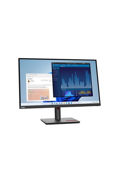 LENOVO Monitor LED IPS QHD 60Hz, 4ms, HDMI, DisplayPort, USB Type-C, Pivot, negru