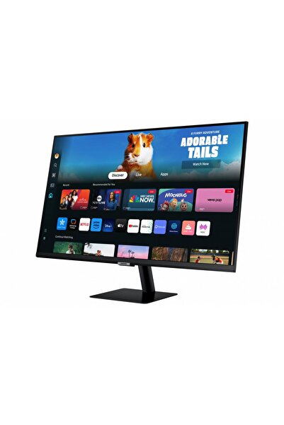 Samsung Monitor SMART SAMSUNG, TV Experience, LS27DM500EUXDU, 27 inch, 4 ms, Full HD, HDR10, HDMI, Negru