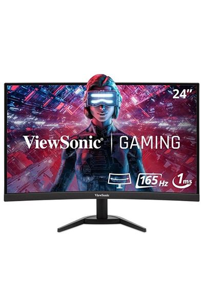 ViewSonic Monitor Gaming LED VA 165Hz, 1ms, FreeSyncTM Boxe HDMI, DisplayPort, VESA, negru