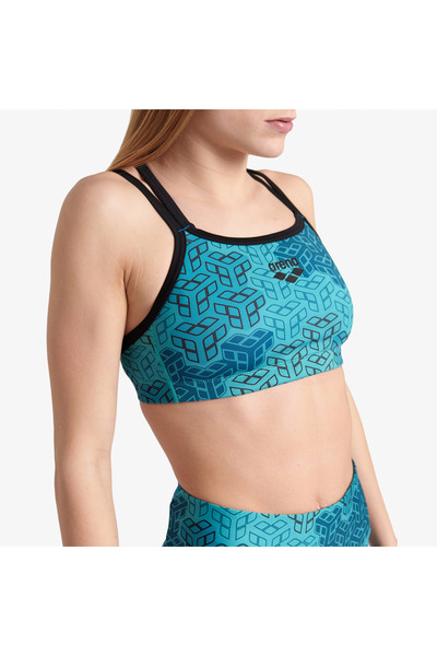 ARENA Seamless Tank Women's Blue Bra