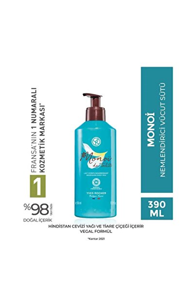 Yves Rocher Nemlendirici Vücut Losyonu / Monoi 390 ml