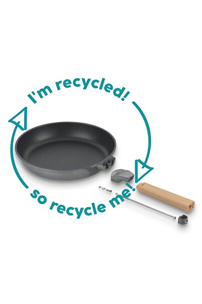 KELA Keck Lang Vitana cast aluminum pan gray 32 x 6.5 cm