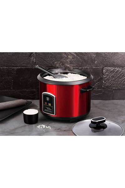 Berlinger Rice Cooker 1,8 L Electric Burgundy Metallic Line