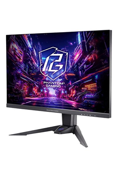 ASROCK Monitor Gaming LED IPS QHD 180Hz, 1ms, FreeSyncTM, VESA DisplayHDRTM HDMI, Pivot, VESA, negru