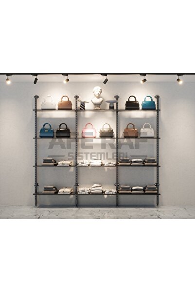AFE DEKOR Mağaza Raf Sistemi, Askılık Sistemi, Butik Rafı, Mağaza Stand, Giyi...