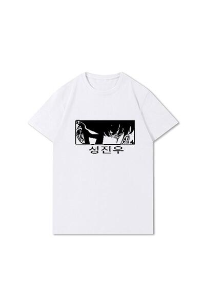 POPULUS Anime Solo Leveling Bela T-shirt