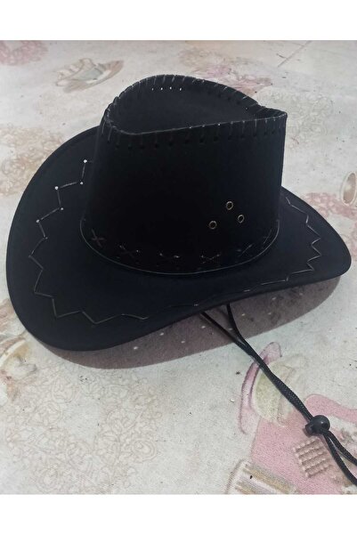 Yalçın tekstil Men's Drawstring Suede Straw Sports Cowboy Foter Hat