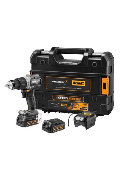 Dewalt صندوق طقم مثقاب مطرقة لاسلكي 18 فولت بتصميم مدمج ومريح