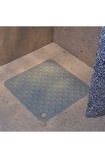 IKEA TÅNGEFLO Shower Mat, Grey, 50 x 50 cm