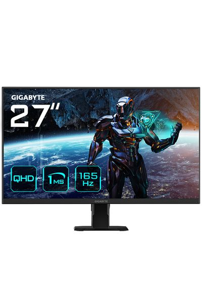 Gigabyte Monitor Gaming Gigabyte GS27QC, 27", VA, QHD, 2560 x 1440, 1 ms, 170 Hz, curbat 1500R, Negru