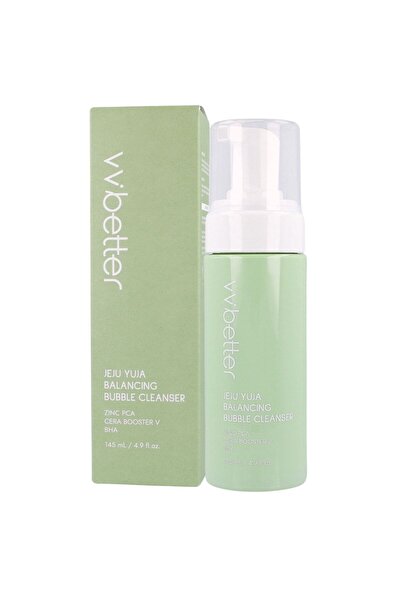 VVBETTER JEJU YUJA balancing bubble cleanser 145 ml - spumă de curățare blândă pentru față