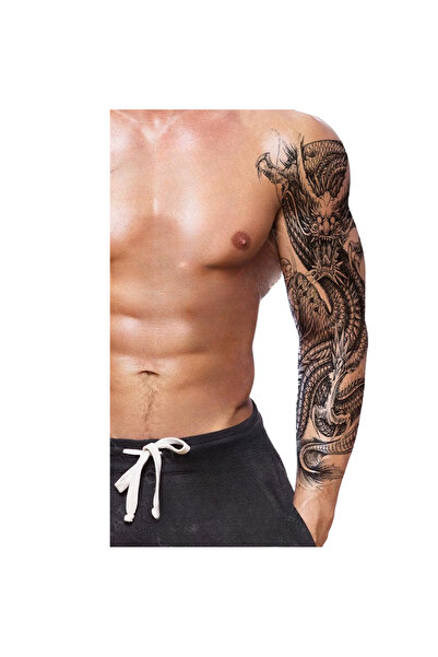 pivok Geçici Kol Kaplama Dövme – Ejderha Kolları Motifi Ile Güç, Hız Ve Efsanevi Hava!(STICKER)