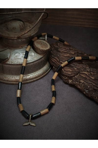 Takı By Erk BALİNA KUYRUĞU OBJELİ, AHŞAP, SURFER KOLYE