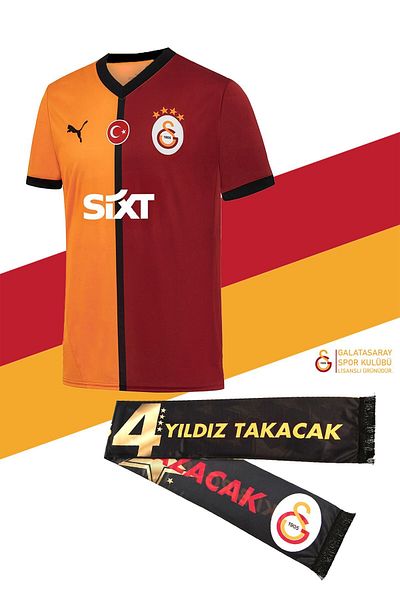 Galatasaray Original Licensed 24/25 Home Fan Jersey