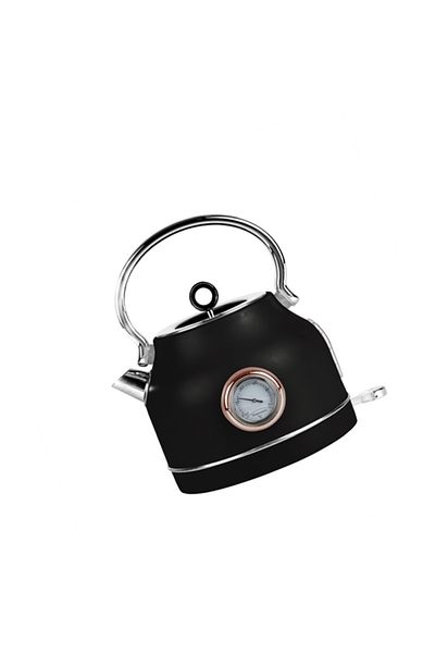 Berlinger Fierbător electric cu termometru, colecția Black Rose, 1,7 litri