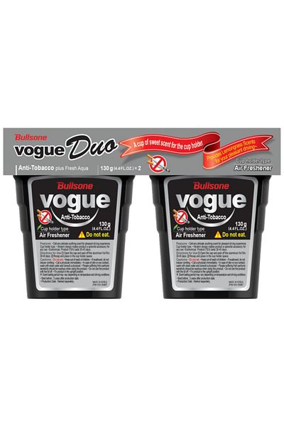 Bullsone 2-Piece Vogue Anti-Tobacco Car Air Freshener 130g
