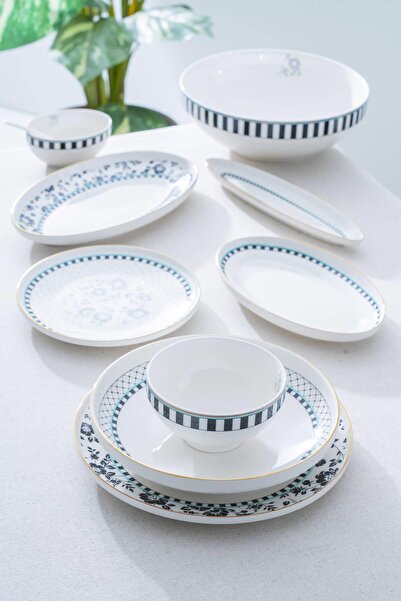 ACAR Marion 6 Kişilik 45 Parça Yemek Takımı