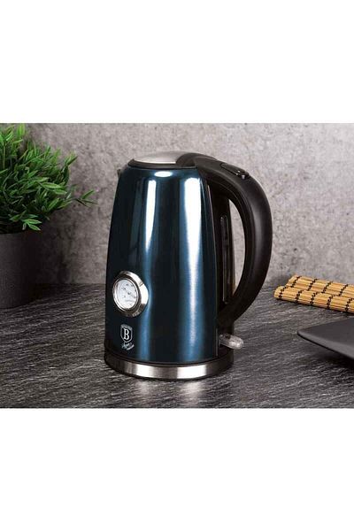 Berlinger 1.7 l pressure cooker with thermometer Aquamarine Metallic Line