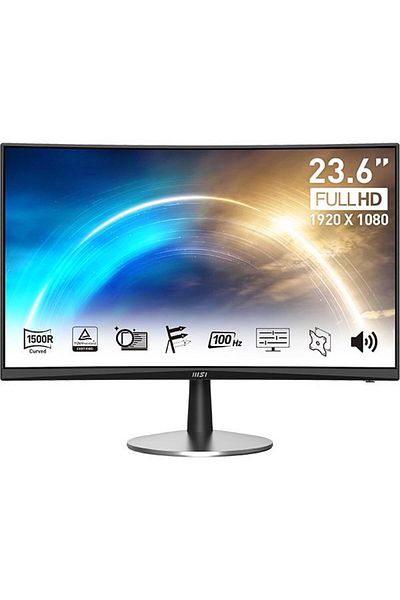 MSI Monitor Curbat MSI PRO MP2422C, 23.6inch Full Hd, VA, 100Hz, 1ms, HDMI, Tilt