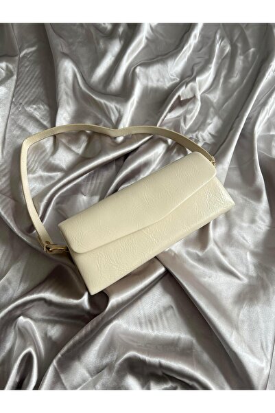 Mia Collection Toy Model El Ve Kadın Omuz Çantası Açık Krem