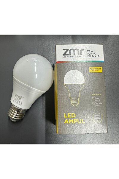 ZMR 12W AMPUL - 6500K - BEYAZ - E27