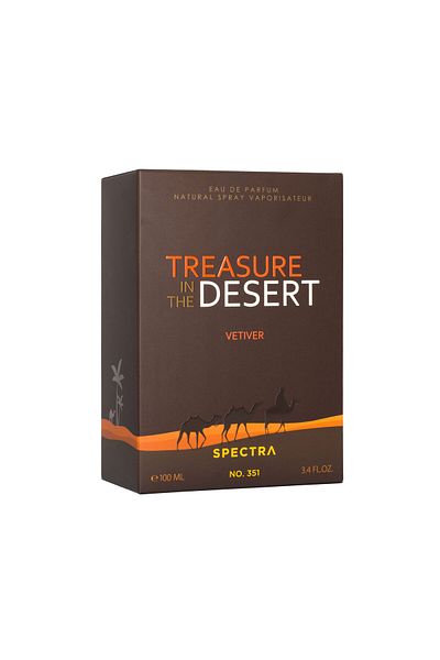Spectra 351 Treasure In The Desert Vetiver EDP for Men - 100ml