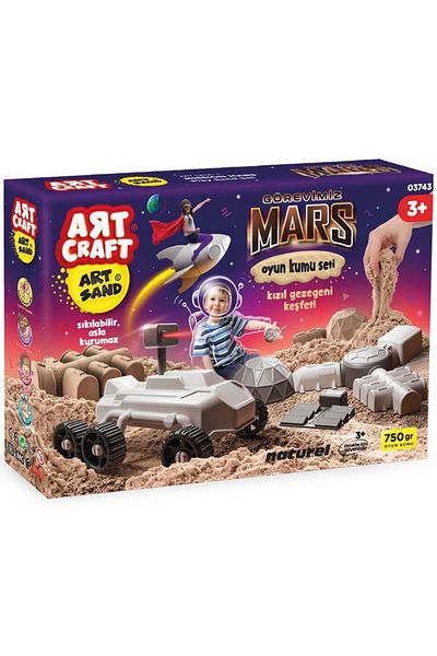 Art Craft Nessiworld Our Mission Mars Kinetic Sand Play Set 750 Gr.