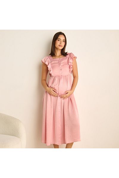 FAV Ruffle Detail Maternity Night Dress