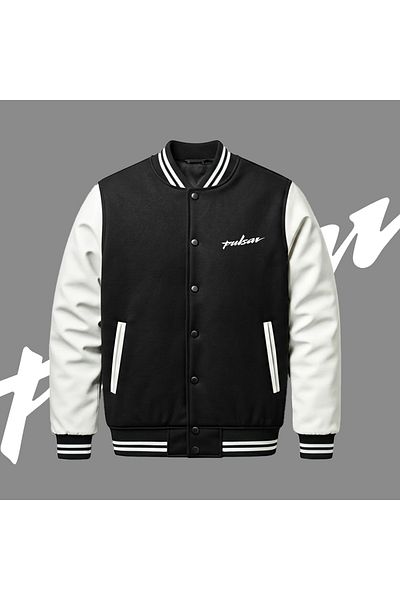 Edizen Bajaj Pulsar RS200 Premium Bomber College Μπουφάν Unisex Oversize 100% βαμβάκι