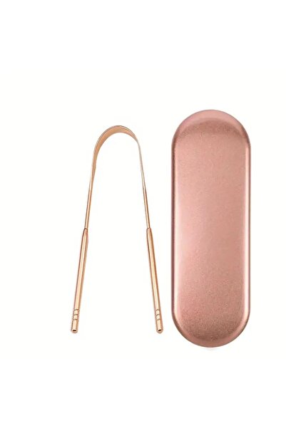 Eşya Dünyası 1 adet Kendi Özel kutusunda Saf Bakır Dil Kazıyıcı / Kokusuz Met...