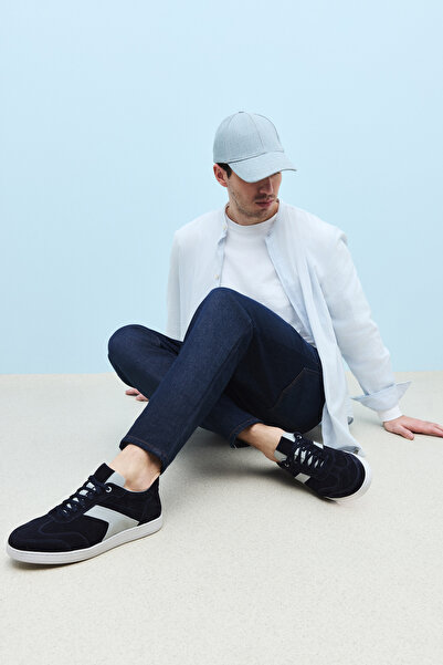 Ziya Чоловічі кросівки з натуральної шкіри - 151983ZX30 Синій