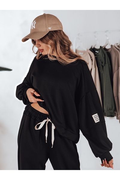 ADA MODA Casual Tracksuit With Asymmetric Blouse