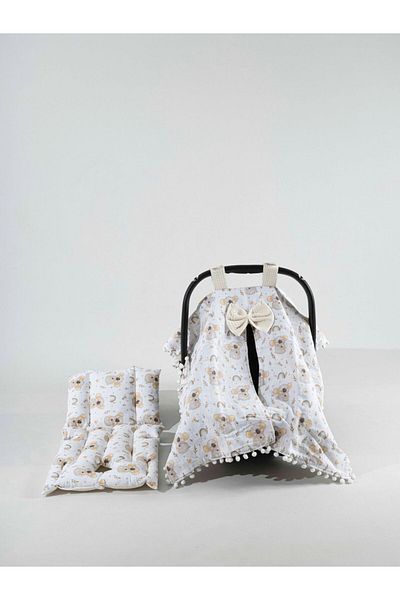 Letizia Koala Stroller Cover and Cushion Set