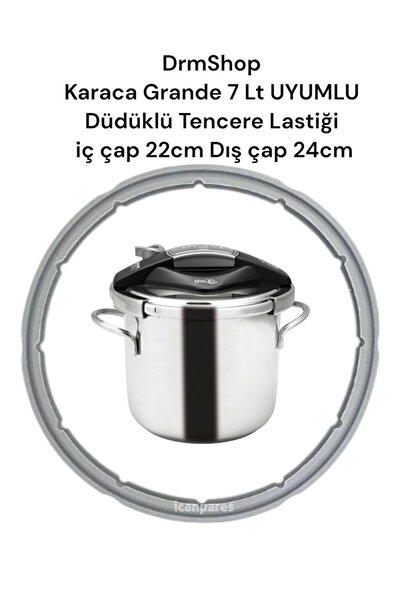 KARACA GRANDE 7 Lt Compatible Pressure Cooker Rubber Inner 22cm Outer 24cm